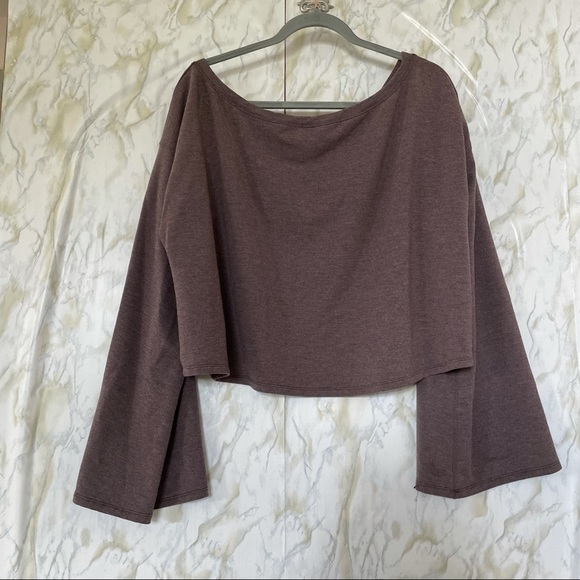 Lululemon L/XL show your depth long sleeve heather antique bark purple pullover - Picture 4 of 7